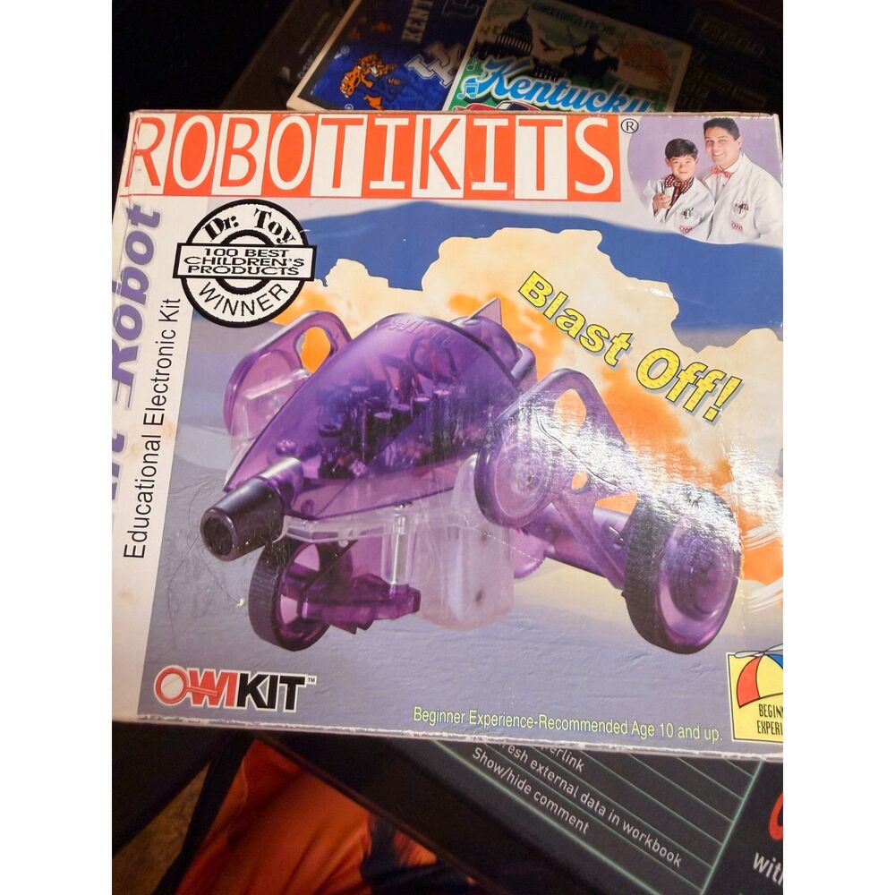 Vintage OWI Robotikits RocKit Robot Kit (7769 / 769K)Brand New Factory Sealed